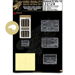 HGW 1/32 Roland D.VIa/b Super Detail Set for Wingnut Wings - 132128 HGW 1/32 Roland D.VIa/b Super Detail Set for Wingnut Wings - 132128