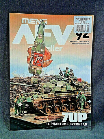 Meng AFV Modeller Magazine #92 - JAN/FEB 2017 - 7UP F4 Phantoms Overhead