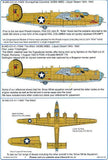 Kits-World decals 1/32 B-24D Liberator 'Grumpy/Hail Columbia' & 'The Witch' - KW132149