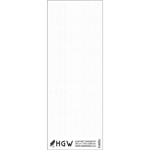 HGW 1/72 Single Lines Positive Rivets 0.80 mm - #722013