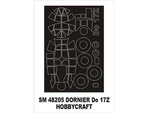 Montex 1/48 canopy masks for HobbyCraft Dornier Do 17Z - SM48205