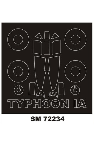 Montex 1/72 canopy masks for Typhoon MkIa by Brengun - SM72234
