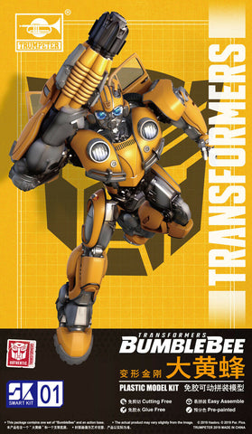 Trumpeter #08100 Transformers Bumblebee Glue-free movable assembly model kit