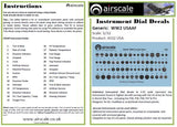 Airscale 1/48 USAAF Cockpit instrument decals AS48USA