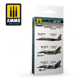 Ammo Mig Jimenez USAF AGGRESSORS DESERT & ARTIC COLORS - AMIG7234 17mL x 6 jars