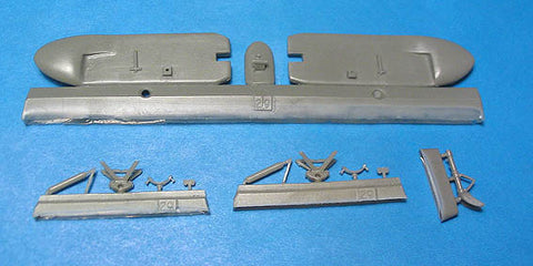 Vector Resin 1/48 scale LaGG-3 Skis and Bomb Racks - VDS48034