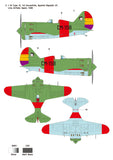 Wolfpack 1/32 decal Polikarpov I-16 Type 10 Pt 2 for ICM - WD32008
