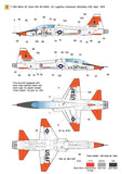 Wolfpack 1/48 decal T-38A Talon USAF 1960 ~ 80 Era - WD48003 for Wolfpack kits