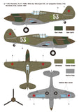 Wolfpack 1/48 decal P-40 Pt.2 Land-Lease Warhawk/Tomahawk in VVS - WD48016