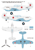 Wolfpack 1/48 decal P-40 Pt.2 Land-Lease Warhawk/Tomahawk in VVS - WD48016