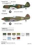 Wolfpack 1/48 decal P-40 Pt.2 Land-Lease Warhawk/Tomahawk in VVS - WD48016