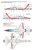 Wolfpack 1/48 decals for T-38C Talon "US Naval Test Pilot School" - WD48019