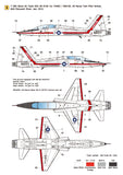 Wolfpack 1/48 decals for T-38C Talon "US Naval Test Pilot School" - WD48019