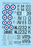 Wolfpack 1/48 decal Hawker Sea Fury Pt.1 Korean War Furies for Airfix - WD48020
