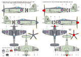 Wolfpack 1/48 decal Hawker Sea Fury Pt.1 Korean War Furies for Airfix - WD48020