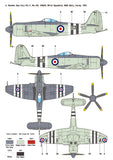 Wolfpack 1/48 decal Hawker Sea Fury Pt.1 Korean War Furies for Airfix - WD48020