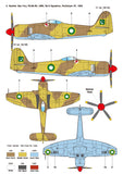 Wolfpack 1/48 decal Hawker Sea Fury Pt.2 Middle East Furies for Airfix - WD48021