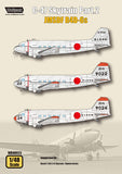 Wolfpack 1/48 decal C-47 Skytrain Pt.2 JMSDF R4D-6s for Revell - WD48023