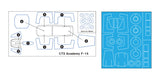 Wolfpack 1/72 decal F-14A Tomcat Pt1 VX-4 Evaluators for Academy kit WD72009