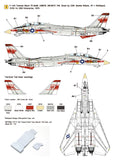 Wolfpack 1/72 decal F-14A Tomcat Pt.2 VF-1 Wolfpack 1970's for Academy - WD72010