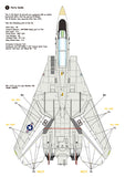 Wolfpack 1/72 decal F-14A Tomcat Pt.2 VF-1 Wolfpack 1970's for Academy - WD72010