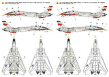 Wolfpack 1/72 decal F-14A Tomcat Pt.2 VF-1 Wolfpack 1970's for Academy - WD72010