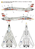 Wolfpack 1/72 decal F-14A Tomcat Pt.2 VF-1 Wolfpack 1970's for Academy - WD72010