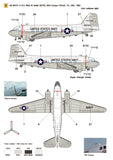 Wolfpack 1/72 decal C-47 Skytrain Pt3 US N/Marine R4D-6 & -7 for Airfix WD72011