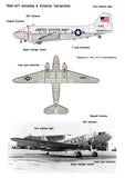 Wolfpack 1/72 decal C-47 Skytrain Pt3 US N/Marine R4D-6 & -7 for Airfix WD72011