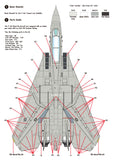 Wolfpack 1/72 decal VF-41 Black Aces Pt.4 - Sukhoi Killers for Academy - WD72013