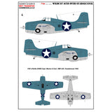 HGW 1/32 scale wet transfers for F4F-3/4 WILDCAT ACES over Guadalcanal- 232913