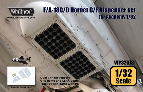 Wolfpack 1/32 resin F/A-18C/D Hornet C/F Dispenser set for Academy - WP32078
