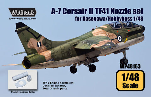 Wolfpack 1/48 A-7 Corsair II TF41 Engine Nozzle Hasegawa/Hobbyboss WP48163