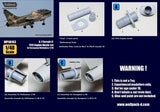 Wolfpack 1/48 A-7 Corsair II TF41 Engine Nozzle Hasegawa/Hobbyboss WP48163