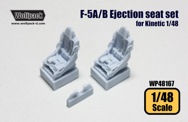 Wolfpack 1/48 scale resin F-5A/B Ejection seats 2 pcs AFV for Kinetic WP48167 Wolfpack 1/48 scale resin F-5A/B Ejection seats 2 pcs AFV for Kinetic WP48167