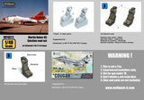Wolfpack 1/48 F-106A/B Delta Dart Ejection Seat for Revell/Trumpeter - WP48212