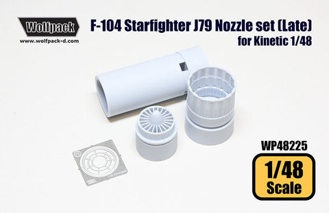 Wolfpack 1/48 scale F-104 Starfighter J79 Nozzle set Late for Kinetic - WP48225