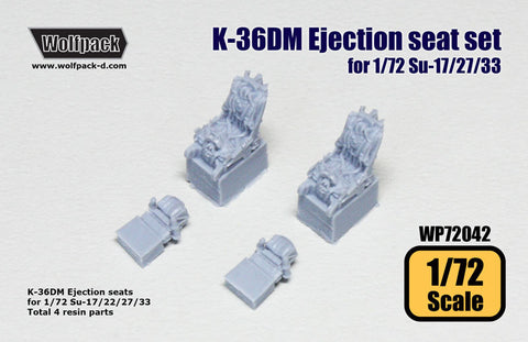 Wolfpack 1/72 K-36DM Ejection seat set for Su-17/27/33 (2 pcs) WP72042