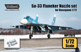 Wolfpack 1/72 Su-33 Sea Flanker AL-31F resin Engine Nozzle for Hasegawa WP72073