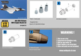 Wolfpack 1/72 JAS-39C/D Gripen RM12 Resin Engine Nozzle for Revell - WP72074