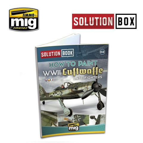 AMMO MiG Jimenez How to Paint WWII Luftwaffe Late Fighters BOOK - AMIG6502